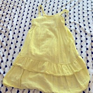 Girls Yellow Summer Dress